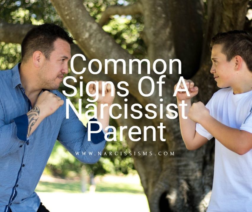 Common Signs Of A Narcissist Parent