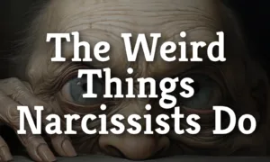 The Weird Things Narcissists Do