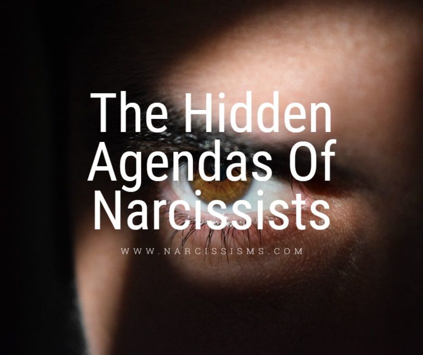 The Hidden Agendas Of Narcissists
