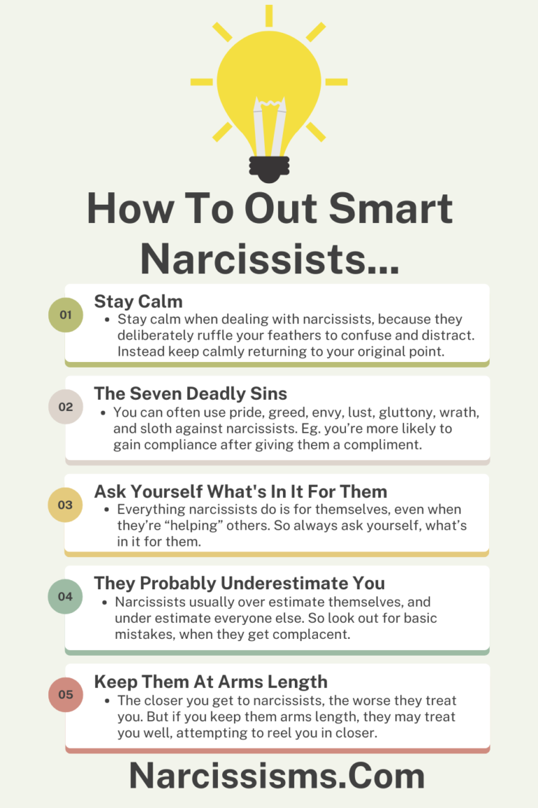 How To Outsmart A Narcissist - Narcissisms.Com