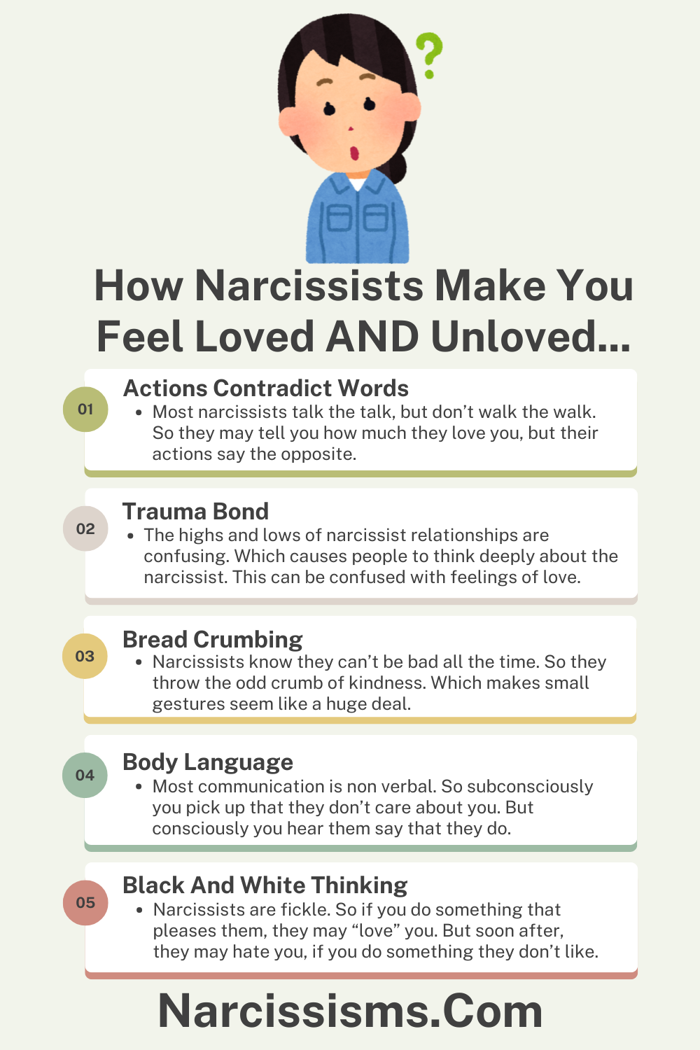 How Narcissists Make You Feel Loved AND Unloved - Narcissisms.Com