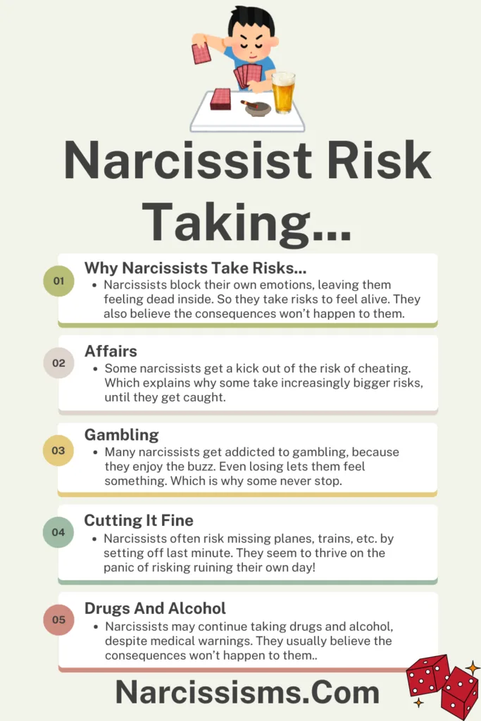Infographic - "Narcissist Risk Taking"