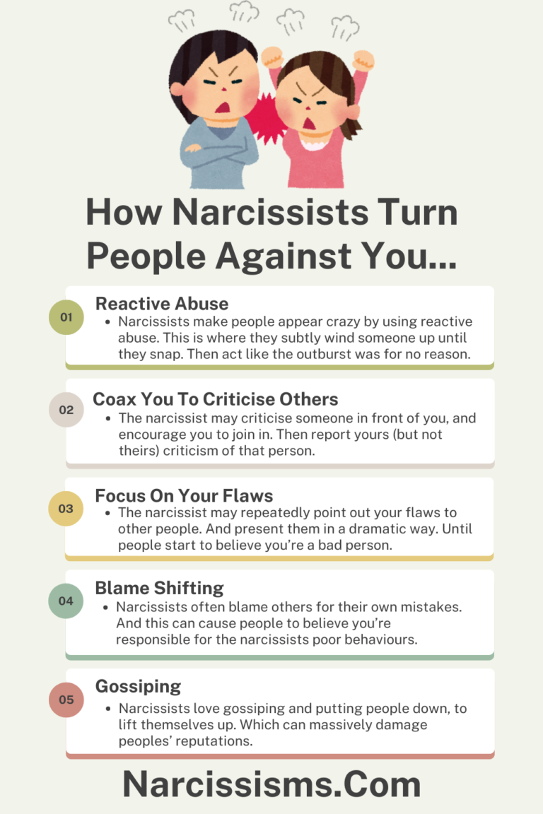 How Narcissists Turn People Against You - Narcissisms.Com