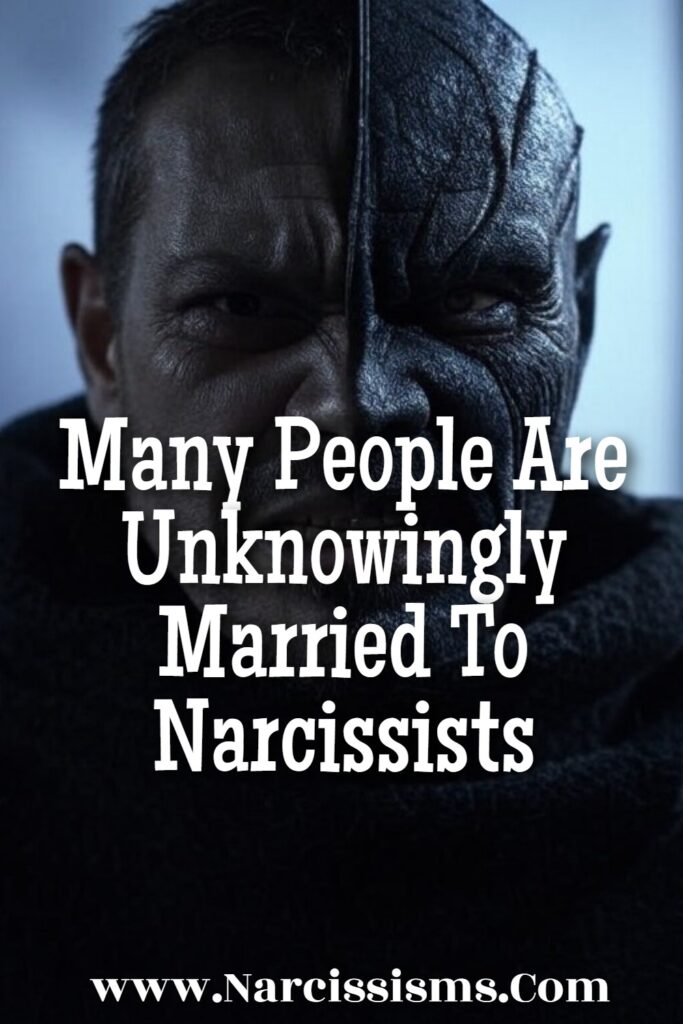 Quote - many people are unknowingly married to a narcissist 