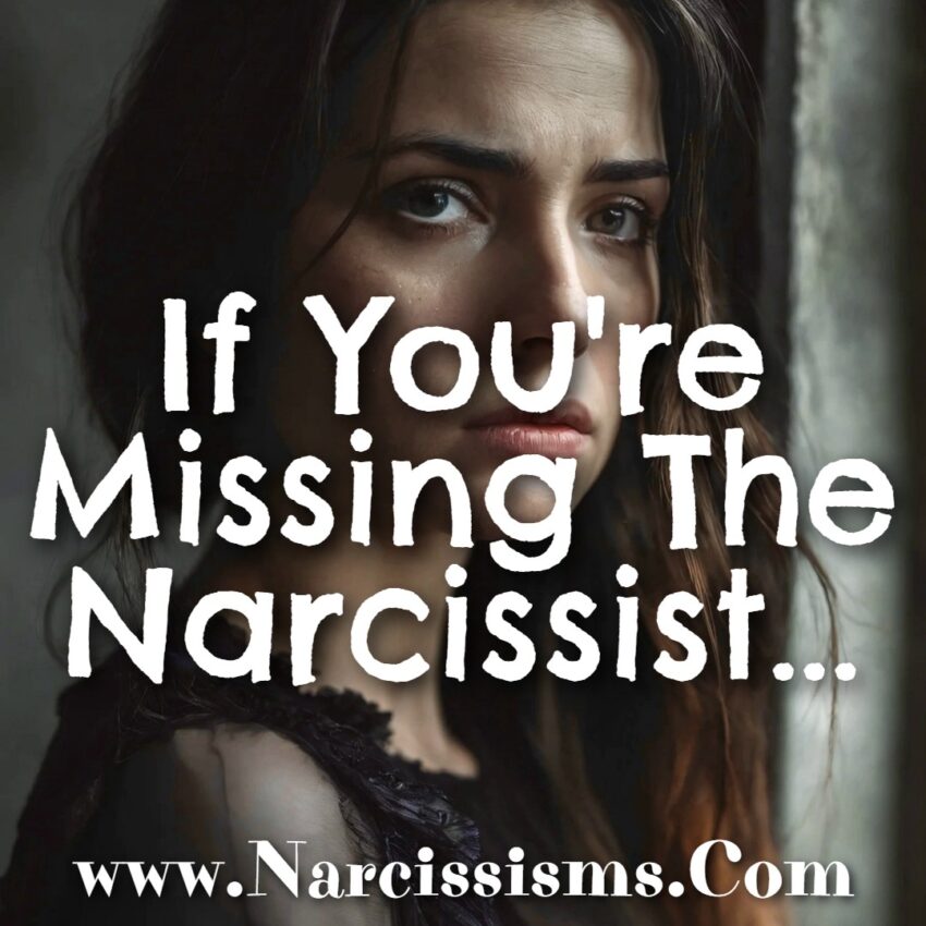 If You're Missing The Narcissist
