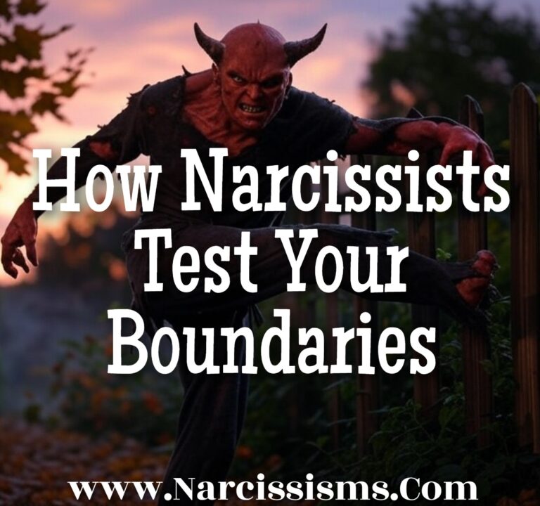 How Narcissists Test Your Boundaries - Narcissisms.Com