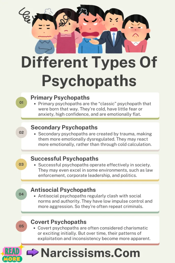 Infographic - "Different Types Of Psychopath"