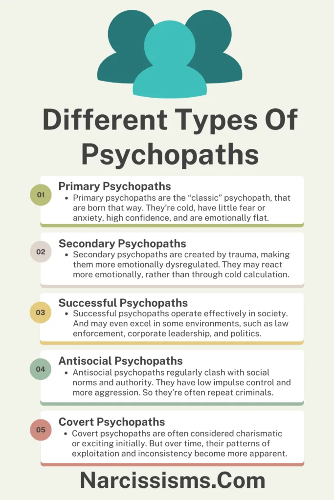Infographic - Different Types Of Psychopath